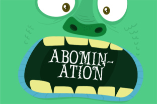 Abomination Font: A Gothic Typeface for Digital Design