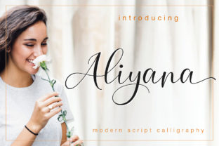 Aliyana Script: The Premium Typeface for Chic Branding