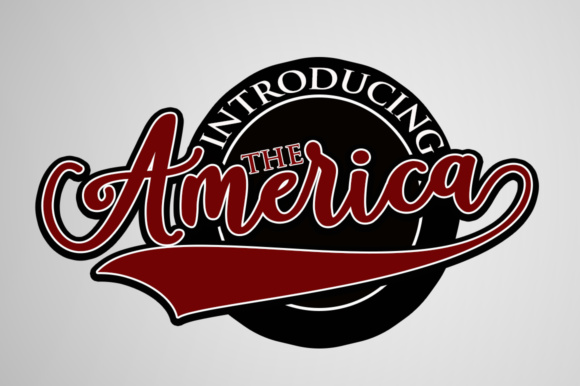 America: A Modern Script Font for Editorial Design