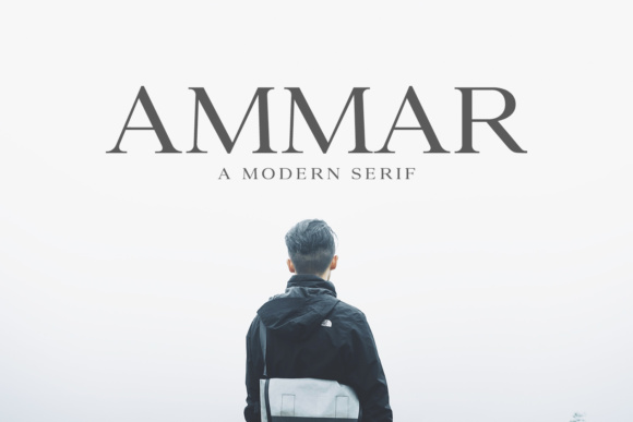 Ammar Family Typeface for Editorial Design