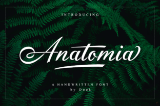 Anatomia Script Font for Editorial Design