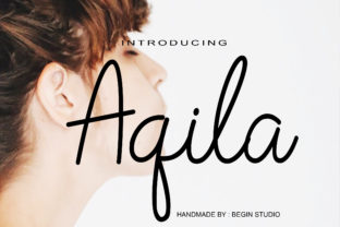 Aqila Font: Elegant Script for Handmade Brands