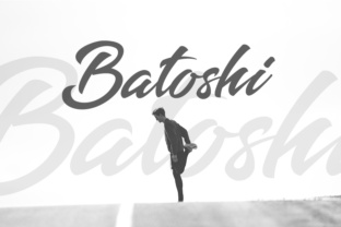 Batoshi: A Modern Script Font for Makers