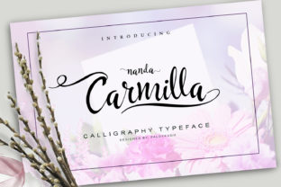 Carmilla: A Modern Calligraphy Typeface for Editorial Design