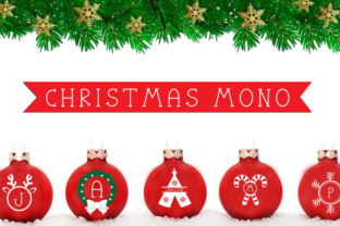 Christmas Mono: A Serif Font for Festive Branding