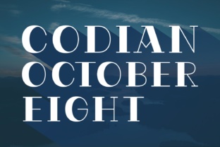 Codian October Eight Serif Font for Bold Branding