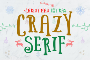 Crazy Serif: The Ultimate Hand-Lettered Font for Bold Designs