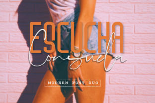 Escucha Consuela Duo Typeface for Editorial Design