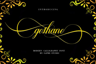 Geshane: The Elegant Script Font for Crafters