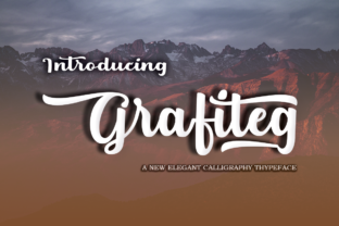 Grafiteg Script Font for Bold Web Design