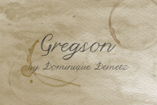 Gregson: A Handwritten Typeface for Editorial Charm