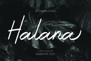 Halana Font: Elevate Web Design with Handwritten Style