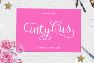 Intybus Script: A Modern Typeface for Feminine Campaigns