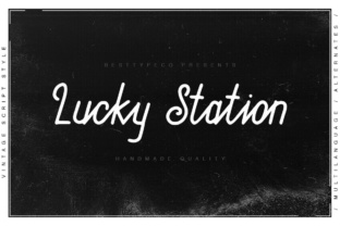 Lucky Station Font for Digital Branding