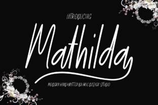 Mathilda Script: A Modern Typeface for Elegant Editorial Design