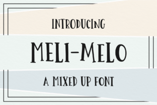 Meli Melo: A Striking Script Handwritten Font for Makers
