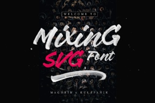 Mixing Font: The Ultimate SVG Display Typeface