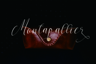 Montapallier Script Font for Handmade Brands