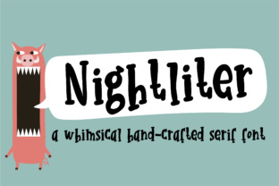 Nightliter Font: Whimsical Serifs for Branding