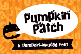 Pumpkin Patch Font for Seasonal Crafts