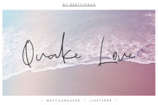 Quake Love Font: Elevate Your Brand Identity