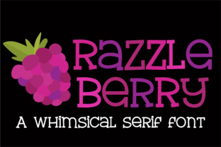 Razzle Berry: The Creative Serif Font for Marketers