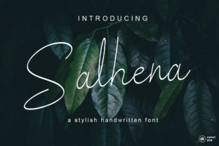 Salhena: A Modern Script Handwritten Font for Editorial Design
