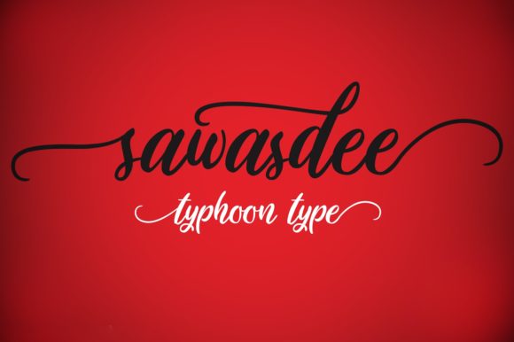 Sawasdee Font: Elegant Script for Handmade Brands