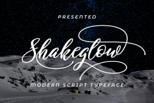 Shakeglow Script: The Elegant Typeface for Modern Brands