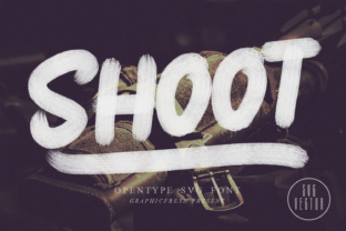 Shoot Font: Bold SVG Typeface for Campaigns