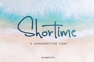Shortime: A Handwritten Font for Editorial Design