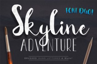 Skyline Adventure Duo Font for Handmade Brands