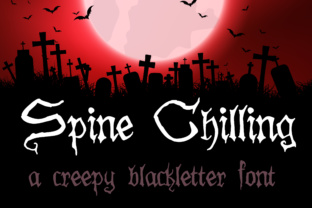 Spine Chilling: A Creepy Blackletter Font for Makers