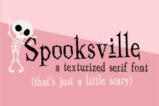 Spooksville Typeface for Handmade Creators