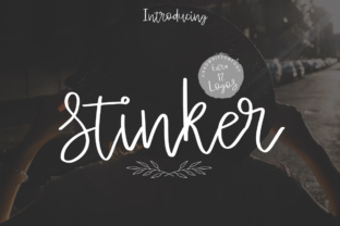 Stinker Font: Casual Script for Crafters