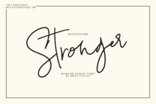 Stronger: A Handwritten Font for Bold Campaigns