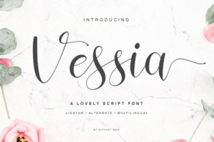 Vessia Script: A Modern Typeface for Makers