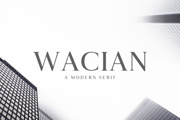 Wacian Family: A Modern Serif for Designers