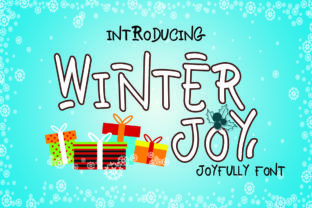 Winter Joy Font for Editorial Design and Holiday Branding