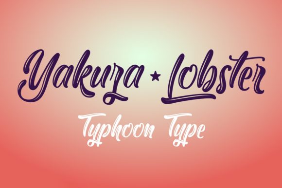 Yakuza Lobster Font for Bold Branding